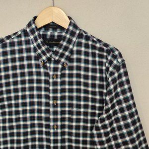 Allen Edmonds Flannel Button Down L